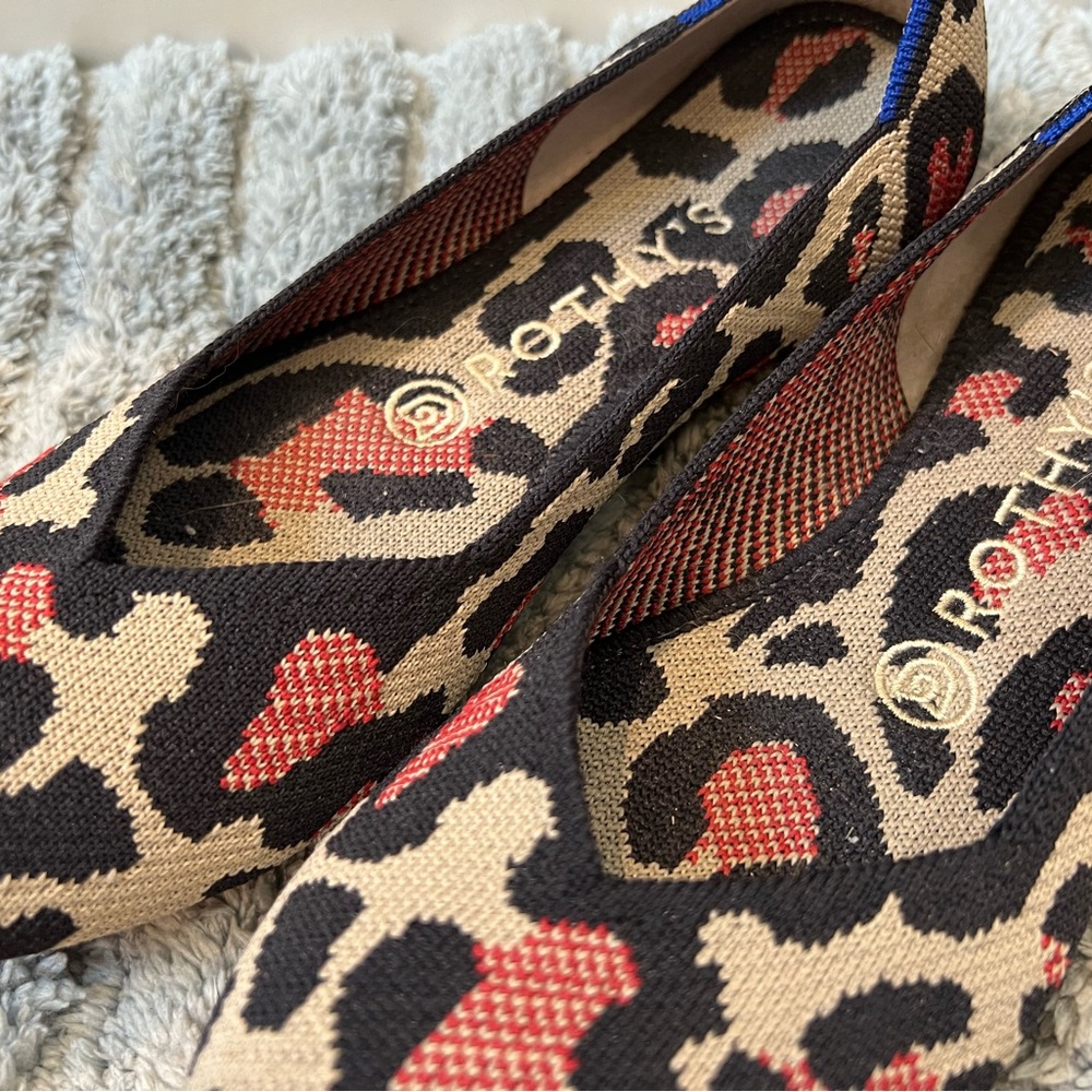 Rothy’s Leopard Flats